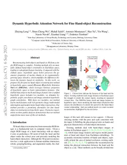 Dynamic Hyperbolic Attention Network for Fine Hand-object Reconstruction
