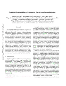 Continual Evidential Deep Learning for Out-of-Distribution Detection