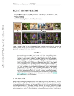 SLiMe: Segment Like Me