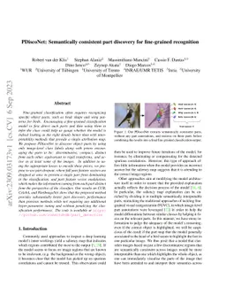 PDiscoNet: Semantically consistent part discovery for fine-grained
  recognition