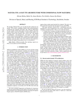 Matcha-TTS: A fast TTS architecture with conditional flow matching