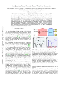 Let Quantum Neural Networks Choose Their Own Frequencies