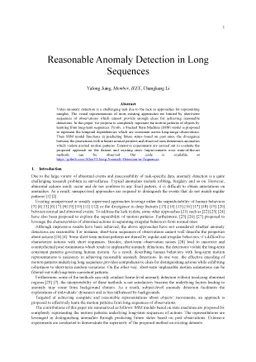 Reasonable Anomaly Detection in Long Sequences