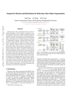 Temporal Collection and Distribution for Referring Video Object
  Segmentation