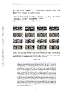 Reuse and Diffuse: Iterative Denoising for Text-to-Video Generation