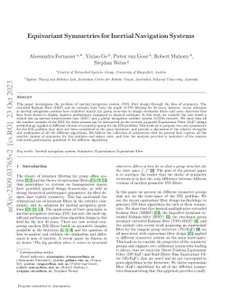 Equivariant Symmetries for Inertial Navigation Systems