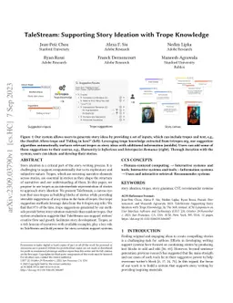 TaleStream: Supporting Story Ideation with Trope Knowledge