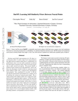 SimNP: Learning Self-Similarity Priors Between Neural Points