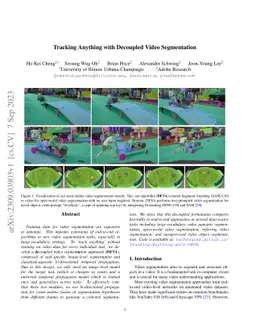 Tracking Anything with Decoupled Video Segmentation