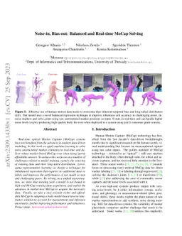 Noise-in, Bias-out: Balanced and Real-time MoCap Solving