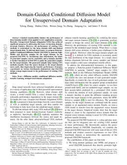 Domain-Guided Conditional Diffusion Model for Unsupervised Domain
  Adaptation