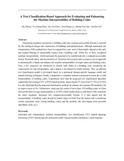 A Text Classification-Based Approach for Evaluating and Enhancing the
  Machine Interpretability of Building Codes