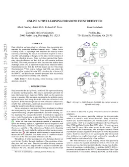 Online Active Learning For Sound Event Detection
