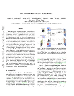 Pixel-Grounded Prototypical Part Networks
