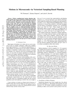 Motions in Microseconds via Vectorized Sampling-Based Planning