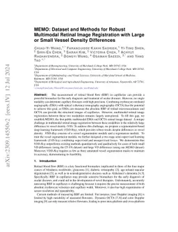 MEMO: Dataset and Methods for Robust Multimodal Retinal Image
  Registration with Large or Small Vessel Density Differences