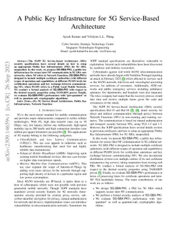 A Public Key Infrastructure for 5G Service-Based Architecture