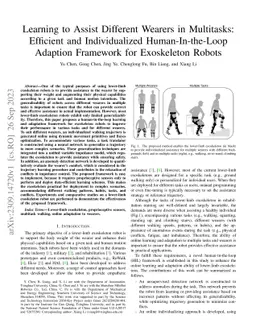 Learning to Assist Different Wearers in Multitasks: Efficient and
  Individualized Human-In-the-Loop Adaption Framework for Exoskeleton Robots