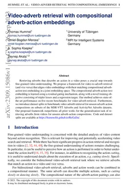 Video-adverb retrieval with compositional adverb-action embeddings