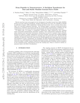 From Peptides to Nanostructures: A Euclidean Transformer for Fast and
  Stable Machine Learned Force Fields