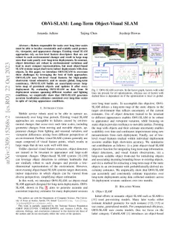 ObVi-SLAM: Long-Term Object-Visual SLAM