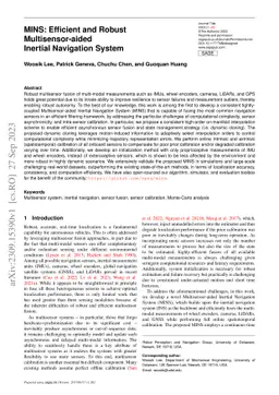 MINS: Efficient and Robust Multisensor-aided Inertial Navigation System