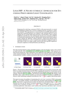 LogicMP: A Neuro-symbolic Approach for Encoding First-order Logic Constraints