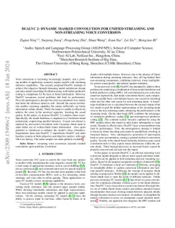 DualVC 2: Dynamic Masked Convolution for Unified Streaming and
  Non-Streaming Voice Conversion