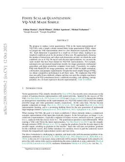 Finite Scalar Quantization: VQ-VAE Made Simple