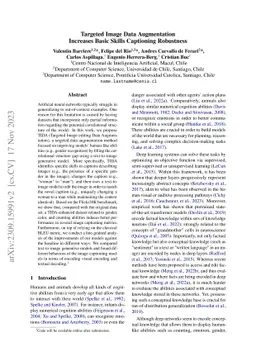 Targeted Image Data Augmentation Increases Basic Skills Captioning
  Robustness