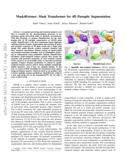 Mask4Former: Mask Transformer for 4D Panoptic Segmentation