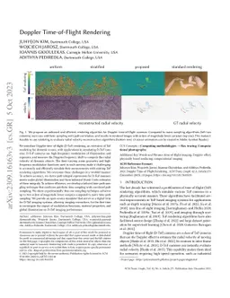 Doppler Time-of-Flight Rendering