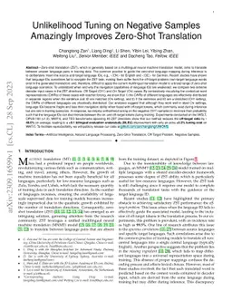 Unlikelihood Tuning on Negative Samples Amazingly Improves Zero-Shot
  Translation
