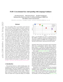 FLIP: Cross-domain Face Anti-spoofing with Language Guidance