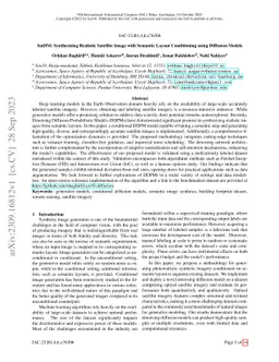 SatDM: Synthesizing Realistic Satellite Image with Semantic Layout
  Conditioning using Diffusion Models
