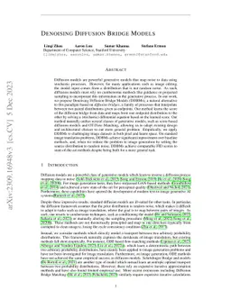 Denoising Diffusion Bridge Models
