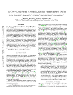 ReFlow-TTS: A Rectified Flow Model for High-fidelity Text-to-Speech