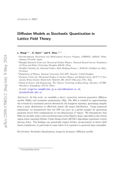 Diffusion Models as Stochastic Quantization in Lattice Field Theory