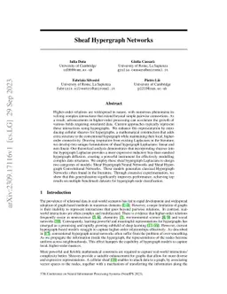 Sheaf Hypergraph Networks