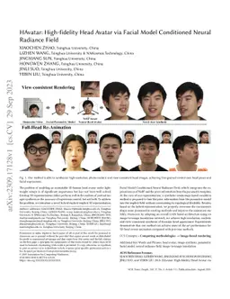 HAvatar: High-fidelity Head Avatar via Facial Model Conditioned Neural
  Radiance Field