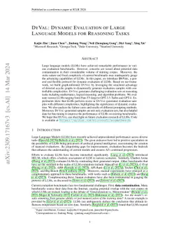 DyVal: Dynamic Evaluation of Large Language Models for Reasoning Tasks