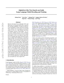 Alphazero-like Tree-Search can Guide Large Language Model Decoding and
  Training