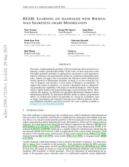 Sharpness-Aware Teleportation on Riemannian Manifolds