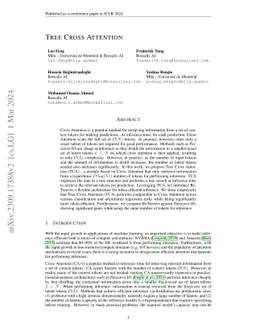 Tree Cross Attention