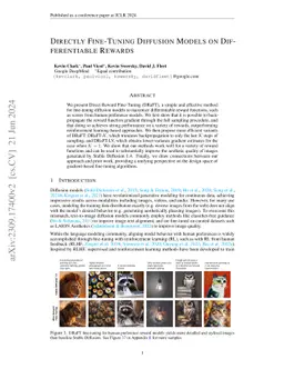 Directly Fine-Tuning Diffusion Models on Differentiable Rewards