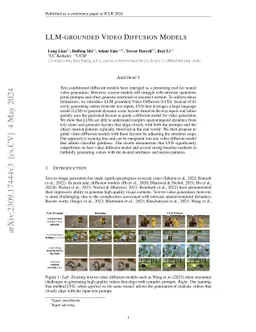 LLM-grounded Video Diffusion Models