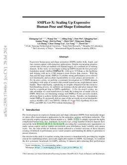 SMPLer-X: Scaling Up Expressive Human Pose and Shape Estimation