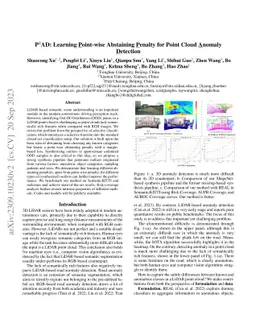 Learning Point-wise Abstaining Penalty for Point Cloud Anomaly Detection