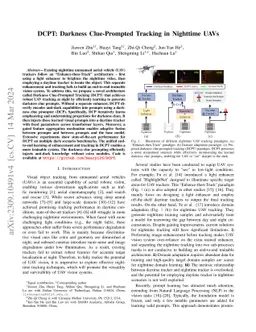 DCPT: Darkness Clue-Prompted Tracking in Nighttime UAVs