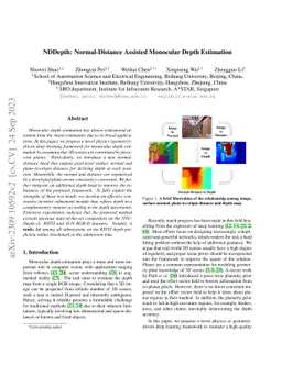 NDDepth: Normal-Distance Assisted Monocular Depth Estimation
